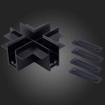 ST021.422.21 X- образный  встраиваемый соединитель Skyline 220 ST-Luce Черный SKYLINE 220 — изображение 2