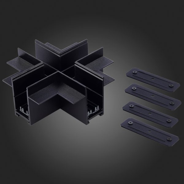 ST021.422.21 X- образный  встраиваемый соединитель Skyline 220 ST-Luce Черный SKYLINE 220 — изображение 2