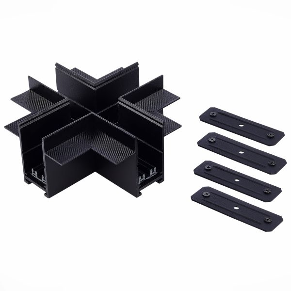 ST021.422.21 X- образный  встраиваемый соединитель Skyline 220 ST-Luce Черный SKYLINE 220 — изображение 3