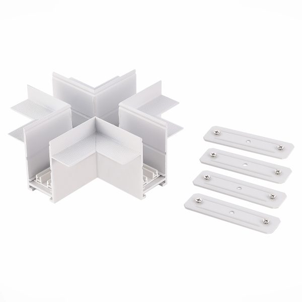 ST021.522.21 X- образный встраиваемый соединитель Skyline 220 ST-Luce Белый SKYLINE 220 — изображение 3