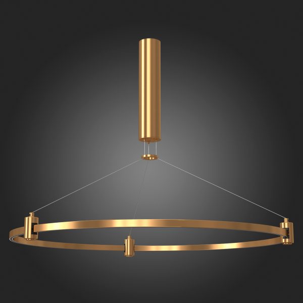 ST025.203.00 Шинопровод-кольцо FARM с подвесами и основанием под блок питания ST-Luce Золотистый FARM — изображение 2