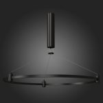 ST025.413.00 Шинопровод-кольцо FARM с подвесами и основанием под блок питания ST-Luce Черный FARM — изображение 2