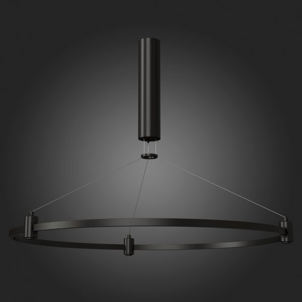 ST025.413.00 Шинопровод-кольцо FARM с подвесами и основанием под блок питания ST-Luce Черный FARM — изображение 2