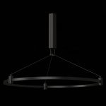 ST025.413.00 Шинопровод-кольцо FARM с подвесами и основанием под блок питания ST-Luce Черный FARM