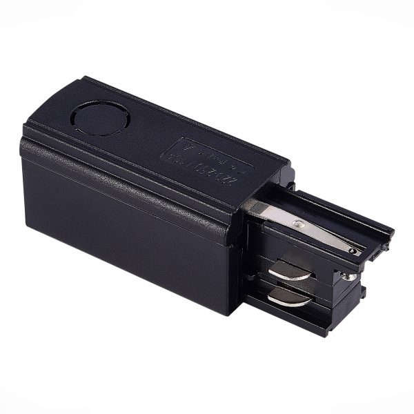 ST030.409.10L Левый Токоподвод для трехфазного шинопровода ST-Luce Черный Трехфазная трековая система — изображение 3