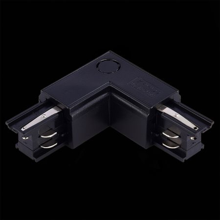 ST030.409.15R Угловой токоподвод правый для трехфазного шинопровода ST-Luce Черный Трехфазная трековая система