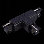 ST030.409.16R1 Т-образный токоподвод правый 1 для трехфазного шинопровода ST-Luce Черный Трехфазная трековая система