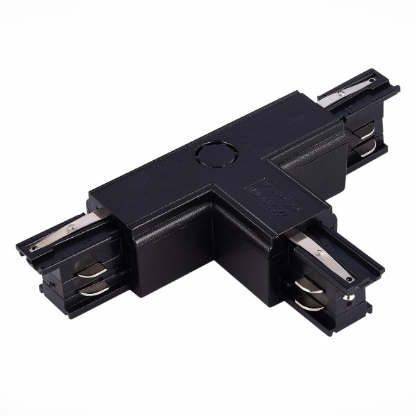 ST030.409.16R1 Т-образный токоподвод правый 1 для трехфазного шинопровода ST-Luce Черный Трехфазная трековая система — изображение 3