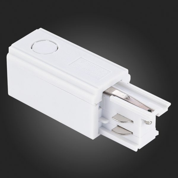 ST030.509.10L Левый Токоподвод для трехфазного шинопровода ST-Luce Белый Трехфазная трековая система — изображение 2