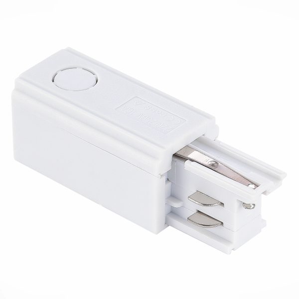 ST030.509.10L Левый Токоподвод для трехфазного шинопровода ST-Luce Белый Трехфазная трековая система — изображение 3