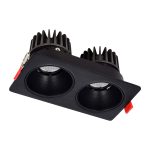 ST052.408.02 Встраиваемый корпус для светодиодного модуля серии ST850, ST851 ST-Luce Черный SHIFT — изображение 5