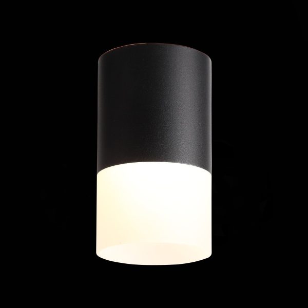 ST100.402.10 Светильник потолочный Черный LED 1*10W 3000K 780Lm Ra>80 120° D78xH135 170-240VV Накладные светильники ST100.402.10 Светильник потолочный Черный LED 1*10W 3000K 780Lm Ra>80 120° D78xH135 170-240VV Накладные светильники