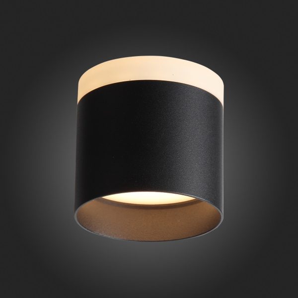 ST102.402.09 Светильник потолочный Черный LED 1*9W 3000K 702Lm Ra>80 120° IP20 D79xH75 170-240V Накладные светильники — изображение 2