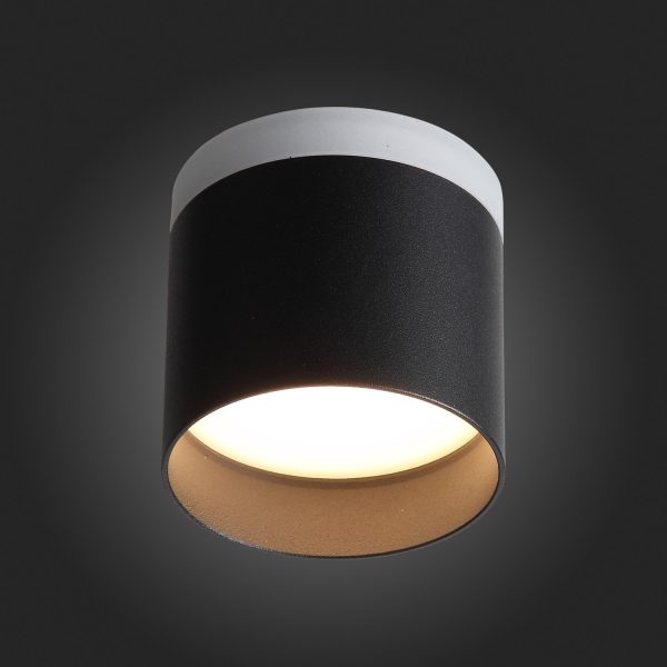 ST102.402.09 Светильник потолочный Черный LED 1*9W 3000K 702Lm Ra>80 120° IP20 D79xH75 170-240V Накладные светильники — изображение 5