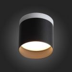 ST102.402.12 Светильник потолочный Черный LED 1*12W 3000K 936Lm Ra>80 120° IP20 D100xH90 170-240V Накладные светильники — изображение 5