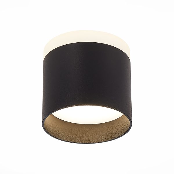 st102.442.09-svetilnik-potolochnyj-chernyj-led-19w-4000k-702lm-ragt80-120-ip20-d79xh75-170-240v-nakladnye-svetilniki-2 ST102.442.09 Светильник потолочный Черный LED 1*9W 4000K 702Lm Ra>80 120° IP20 D79xH75 170-240V Накладные светильники — изображение 3