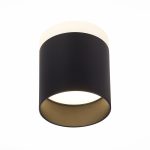ST102.442.12 Светильник потолочный Черный LED 1*12W 4000K 936Lm Ra>80 120° IP20 D100xH90 170-240V Накладные светильники — изображение 3