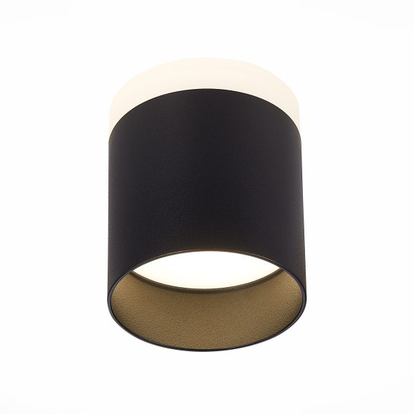 ST102.442.12 Светильник потолочный Черный LED 1*12W 4000K 936Lm Ra>80 120° IP20 D100xH90 170-240V Накладные светильники — изображение 3