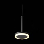 ST104.403.06 Светильник подвесной Черный LED 1*6W 3000K 468Lm Ra>80 120° D112xH184 170-240V Подвесные светильники — изображение 4