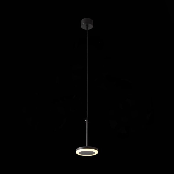 ST104.403.06 Светильник подвесной Черный LED 1*6W 3000K 468Lm Ra>80 120° D112xH184 170-240V Подвесные светильники ST104.403.06 Светильник подвесной Черный LED 1*6W 3000K 468Lm Ra>80 120° D112xH184 170-240V Подвесные светильники
