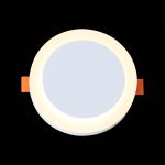 ST104.502.06 Светильник встраиваемый Белый LED 1*6W 3000K 468Lm Ra>80 120° IP20 D110xH20 170-240V Встраиваемые светильники