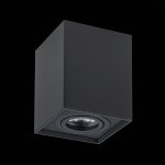 ST109.407.01 Светильник потолочный Черный GU10 1*50W  L100xW100xH123 220V Без ламп Накладные светильники — изображение 4