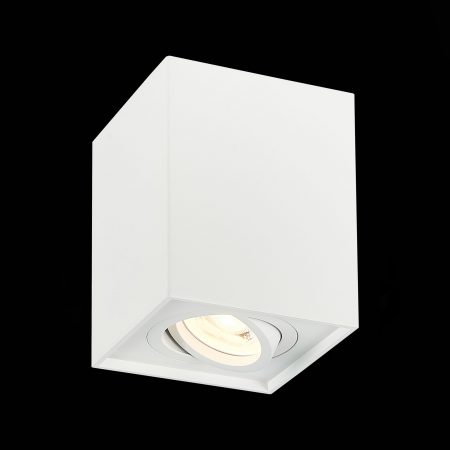 ST109.507.01 Светильник потолочный Белый GU10 1*50W L100xW100xH123 220V Без ламп Накладные светильники
