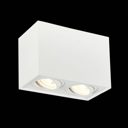ST109.507.02 Светильник потолочный Белый GU10 2*50W L181xW100xH123 220V Без ламп Накладные светильники