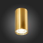 ST110.207.01 Светильник потолочный Золотистый GU10 1*50W IP20 D54xH100 220V Без ламп Накладные светильники — изображение 2
