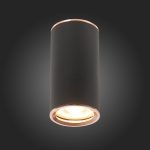 ST111.427.01 Светильник потолочный Черный GU10 1*50W D54xH105 220V Без ламп Накладные светильники — изображение 2