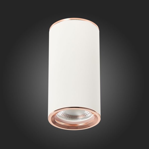 ST111.527.01 Светильник потолочный Белый GU10 1*50W D54xH105 220V Без ламп Накладные светильники — изображение 5