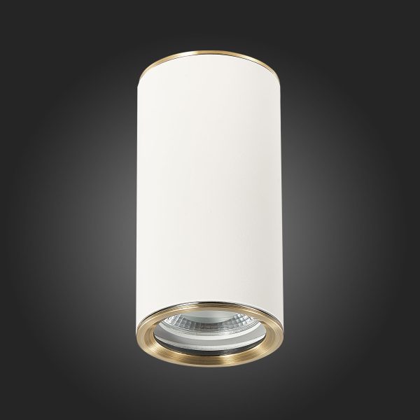 ST111.537.01 Светильник потолочный Белый GU10 1*50W D54xH105 220V Без ламп Накладные светильники — изображение 5