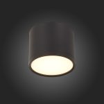 ST113.432.09 Светильник потолочный Черный LED 1*9W 3000K 702Lm Ra>90 120° IP20 D88xH75 170-240V Накладные светильники — изображение 2