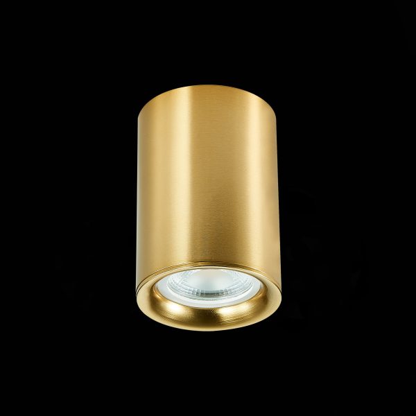 ST114.207.01 Светильник потолочный Золотистый GU10 1*50W  IP20 L65xW65xH93 220V Без ламп Накладные светильники — изображение 4