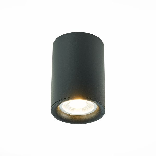 st114.407.01-svetilnik-potolochnyj-chernyj-gu10-150w-ip20-l65xw65xh93-220v-bez-lamp-nakladnye-svetilniki-2 ST114.407.01 Светильник потолочный Черный GU10 1*50W  IP20 L65xW65xH93 220V Без ламп Накладные светильники — изображение 3