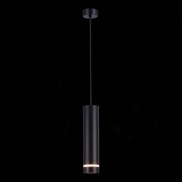 ST115.433.12 Светильник подвесной Черный LED 1*12W 3000K 936Lm Ra>90 120° IP20 D80xH300 165-265V Подвесные светильники ST115.433.12 Светильник подвесной Черный LED 1*12W 3000K 936Lm Ra>90 120° IP20 D80xH300 165-265V Подвесные светильники