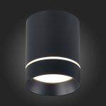 ST115.442.12 Светильник потолочный Черный LED 1*12W 4000K 840Lm Ra>90 120° IP20 D79xH100 170-240V Накладные светильники — изображение 2