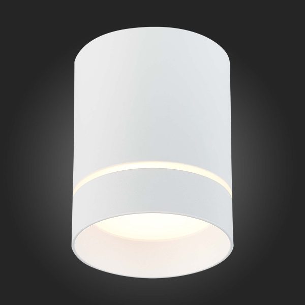 st115.532.12-svetilnik-potolochnyj-belyj-led-112w-3000k-840lm-ragt90-120-ip20-d79xh100-170-240v-nakladnye-svetilniki-1 ST115.532.12 Светильник потолочный Белый LED 1*12W 3000K 840Lm Ra>90 120° IP20 D79xH100 170-240V Накладные светильники — изображение 2