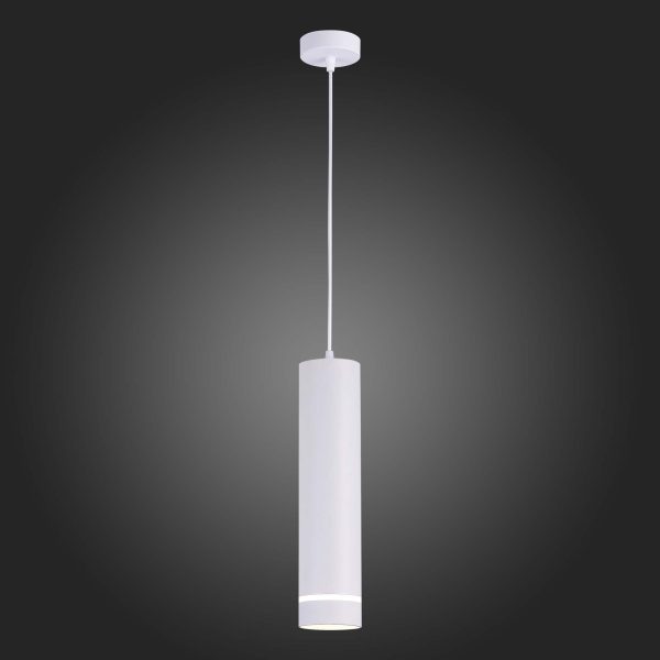 ST115.543.12 Светильник подвесной Белый LED 1*12W 4000K 936Lm Ra>90 120° IP20 D80xH300 165-265V Подвесные светильники — изображение 2