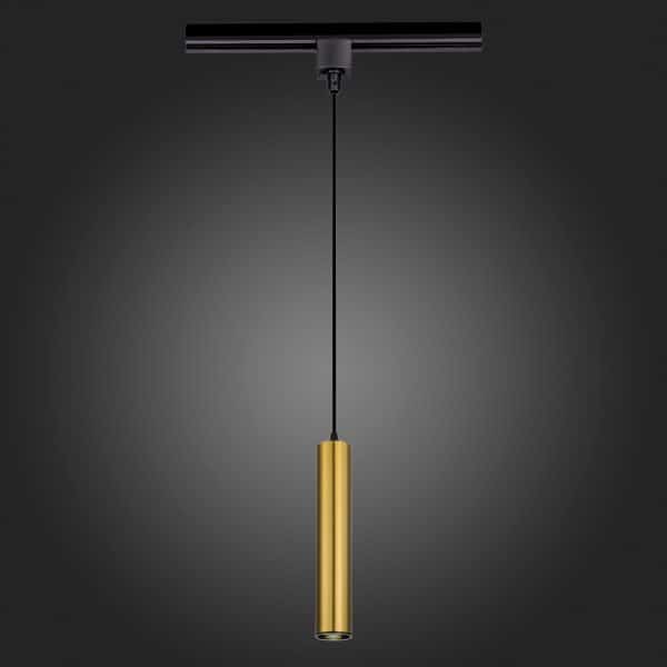 ST151.306.01 Светильник трековый Черный GU10 1*50W IP20 D54xH290 220V Без ламп Однофазная трековая система — изображение 2