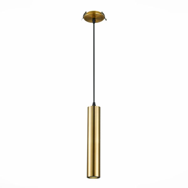 ST151.308.01 Встраиваемый подвесной светильник Золотистый GU10 1*50W  IP20 D54xH290 220V Без ламп Подвесные светильники — изображение 3