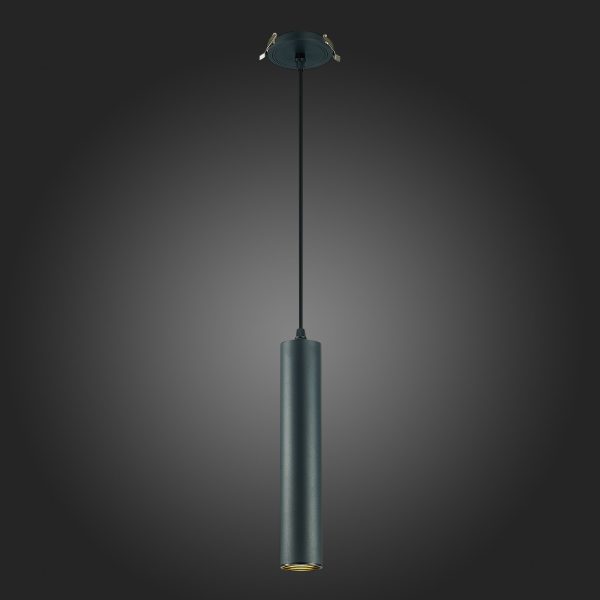 ST151.408.01 Встраиваемый подвесной светильник Черный GU10 1*50W  IP20 D54xH290 220V Без ламп Подвесные светильники — изображение 2