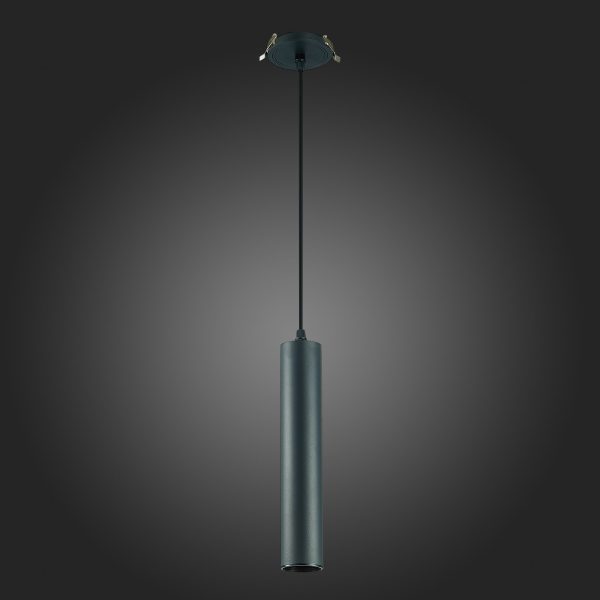 ST151.408.01 Встраиваемый подвесной светильник Черный GU10 1*50W  IP20 D54xH290 220V Без ламп Подвесные светильники — изображение 5