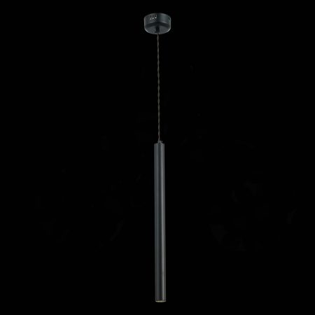 ST153.443.03 Светильник подвесной Черный LED 1*3W 4000K 255Lm Ra  IP20 D30xH1 500 180-240V Подвесные светильники