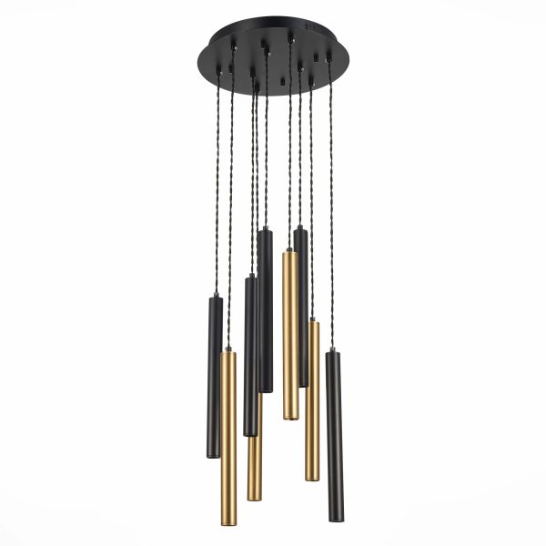 ST153.443.27 Светильник подвесной Черный LED 1*27W 4000K 2 295Lm Ra  IP20 D350xH1 500 180-240V Подвесные светильники — изображение 4