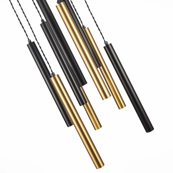 ST153.443.27 Светильник подвесной Черный LED 1*27W 4000K 2 295Lm Ra  IP20 D350xH1 500 180-240V Подвесные светильники — изображение 5