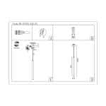 ST153.543.03 Светильник подвесной Белый LED 1*3W 4000K 255Lm Ra  IP20 D30xH1 500 180-240V Подвесные светильники — изображение 5