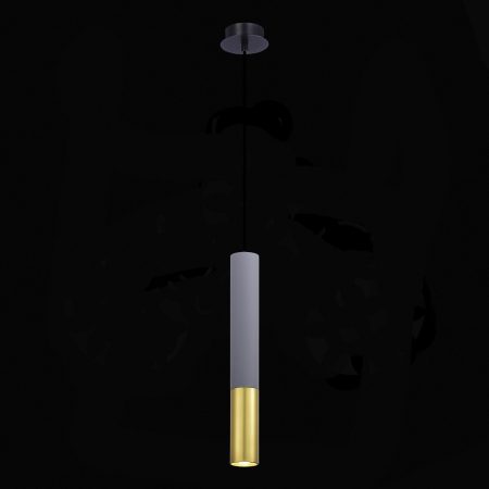 ST154.713.01 Светильник подвесной Серый GU10 1*5W IP20 D55xH510 180-240V Без ламп Подвесные светильники