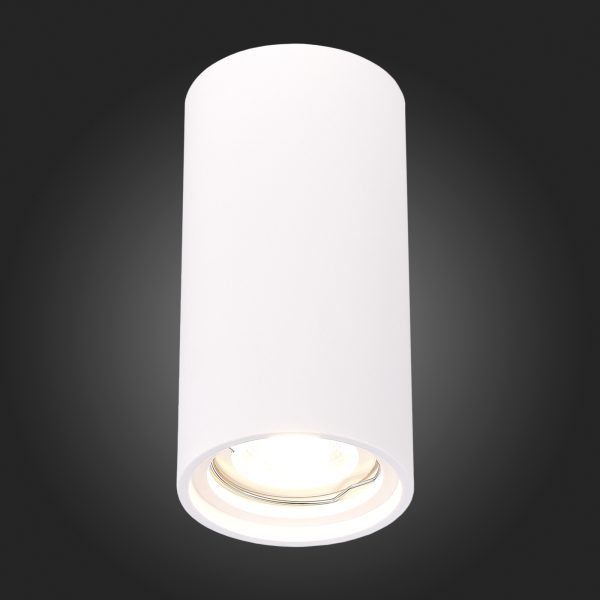 ST155.502.01 Светильник потолочный Белый GU10 1*50W IP20 D70xH140 180-240V Без ламп Накладные светильники — изображение 2