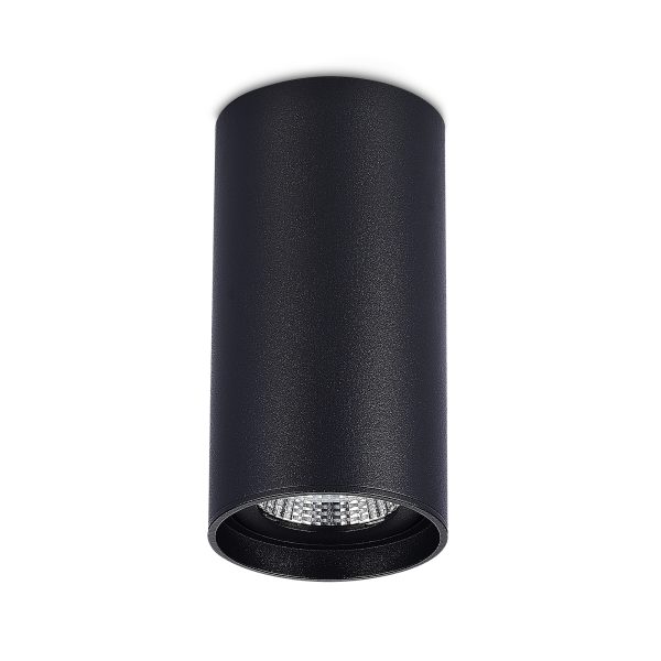 ST157.432.15 Светильник потолочный Черный LED 1*15W 3000K 1 200Lm Ra>90 60° IP44 D75xH140 220-265V Накладные светильники — изображение 4